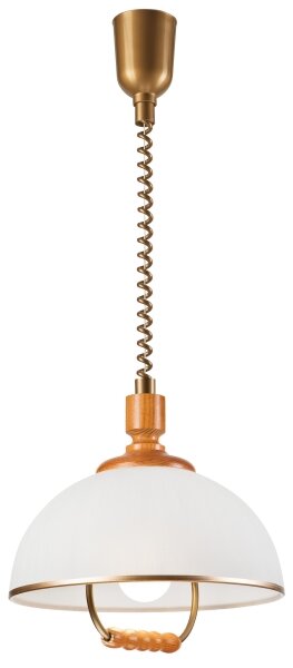 Lustr rabatabil RAMONA 1xE27/60W/230V bej-maro