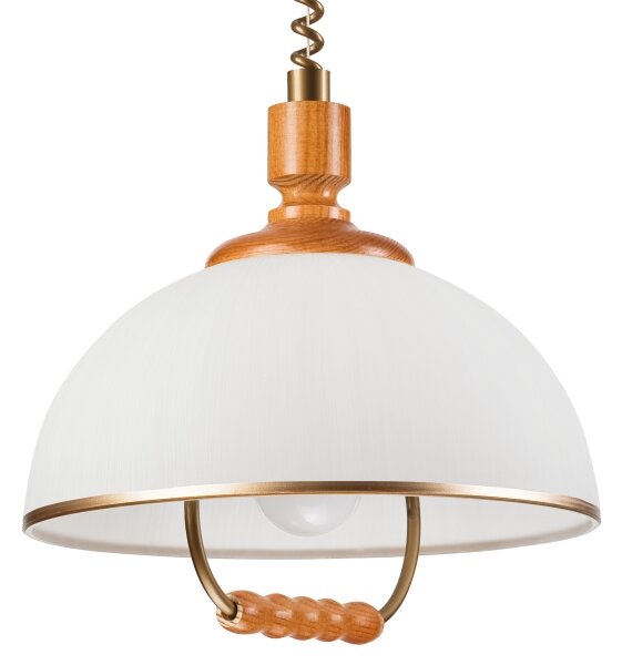 Lustr rabatabil RAMONA 1xE27/60W/230V bej-maro
