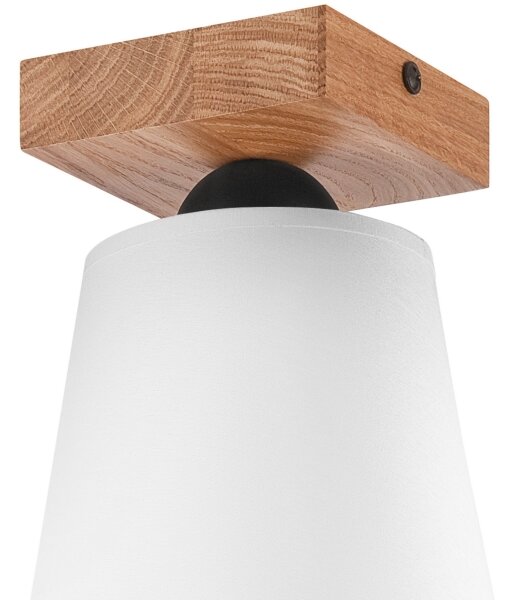 Lustră aplicată LULA 1xE27/60W/230V stejar