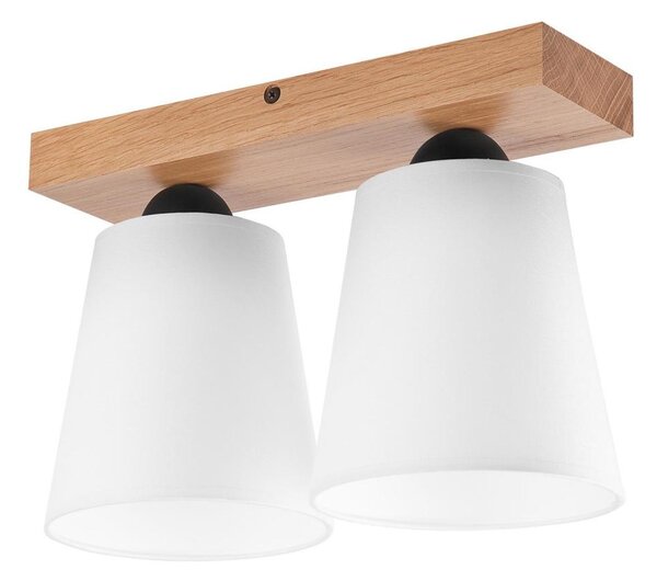 Lustră aplicată LULA 2xE27/60W/230V stejar