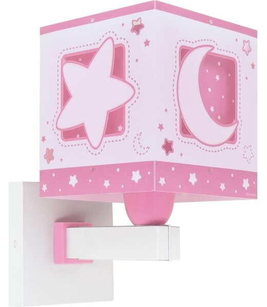 Aplică pentru copii MOONLIGHT 1xE27/15W/230V roz Dalber 63239S