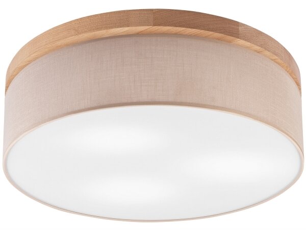Plafonieră Brilagi BELLADONNA 3xE27/15W/230V d. 50 cm bej/stejar