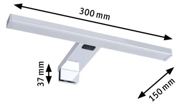 Paulmann 78950 - LED 3,7W IP44 iluminat oglindă baie SELO 2700-6500K 230V