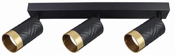 Spot ARRAS 3xGU10/10W/230V negru