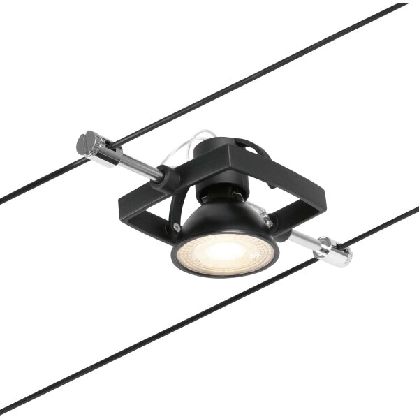 Paulmann 94434 - Set 5x GU5,3/10W spot MAC 230V negru