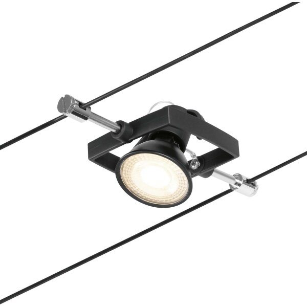 Paulmann 94434 - Set 5x GU5,3/10W spot MAC 230V negru