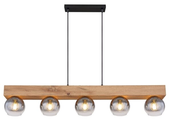 Lustră pe cablu MOITAS 5xE27/40W/230V Globo 15656-5H