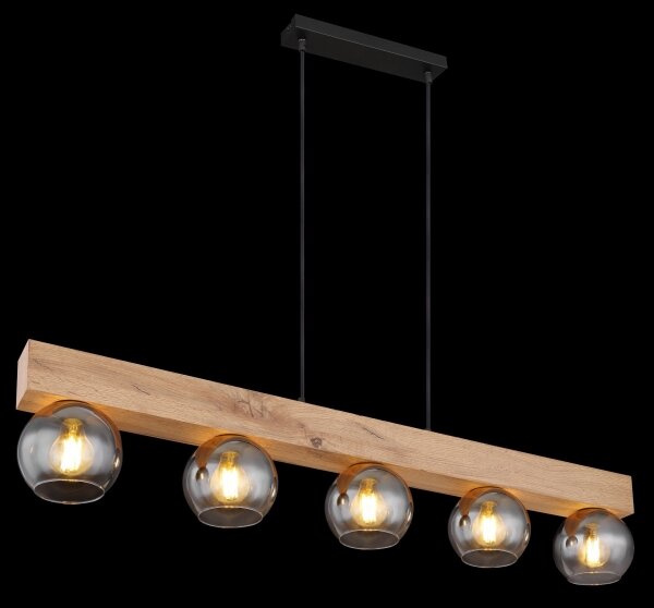 Lustră pe cablu MOITAS 5xE27/40W/230V Globo 15656-5H