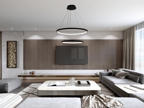 Lustră LED pe cablu dimabilă LED/75W/230V 3000-6500K + telecomandă