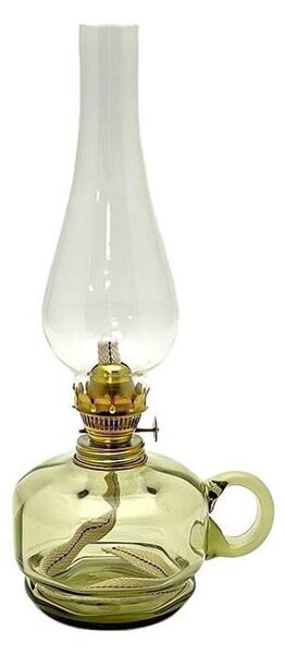 Lampă cu gaz lampant KLÁRA 34 cm verde-pădure