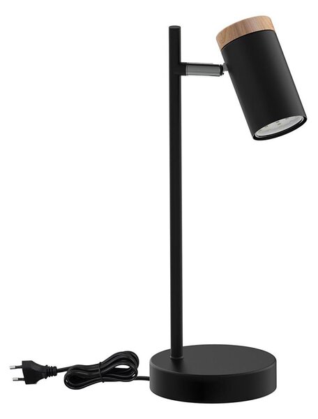 Lampă de masă LAGOS 1xGU10/15W/230V negru/maro