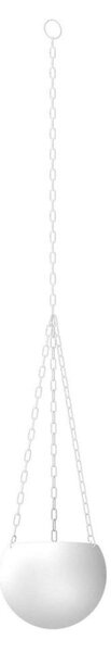 Ghiveci de flori suspendat 155x20 cm alb