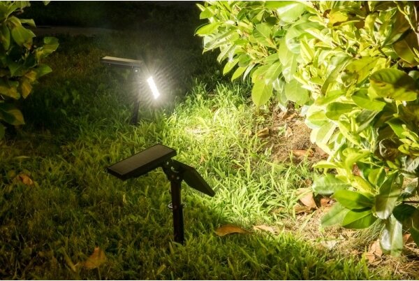 Proiector LED solar cu senzor KELNA LED/9,6W/3,7V IP44 Rabalux 77011