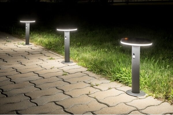 Corp de iluminat LED solar cu senzor ALASKA LED/10W/3,7V IP44 Rabalux 77018