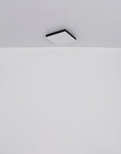 Plafonieră LED dimabilă DORO LED/24W/230V negru Globo 41594D2 + telecomandă