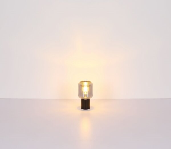 Lampă de masă NINJO 1xE27/40W/230V negru Globo 21004S