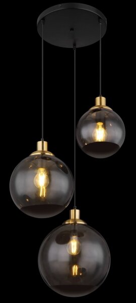 Lustră pe cablu POTTER 3xE27/40W/230V Globo 15860-3H