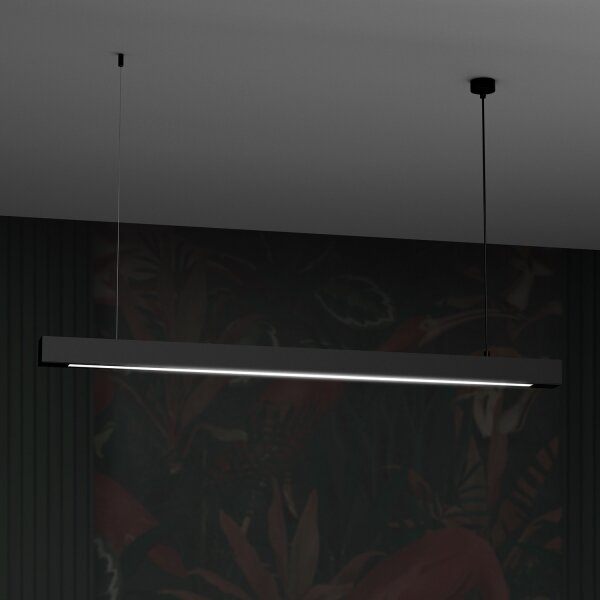 Lustr pe cablu LUNGO T8 1xG13/18W/230V negru