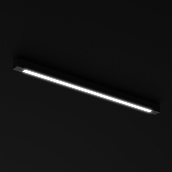 Lampa de tavan LUNGO T8 1xG13/18W/230V negru