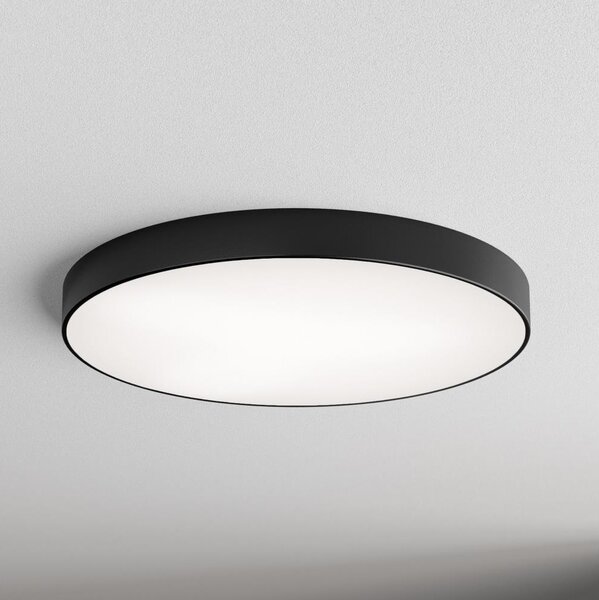 Plafonieră CLARE 6xE27/40W/230V d. 80 cm negru Brilagi