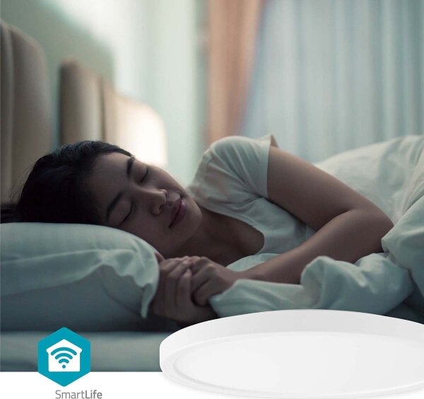Corp de iluminat LED RGBW dimabil LED/18W/230V 2700-6500K Wi-Fi Nedis WIFILAC31WT