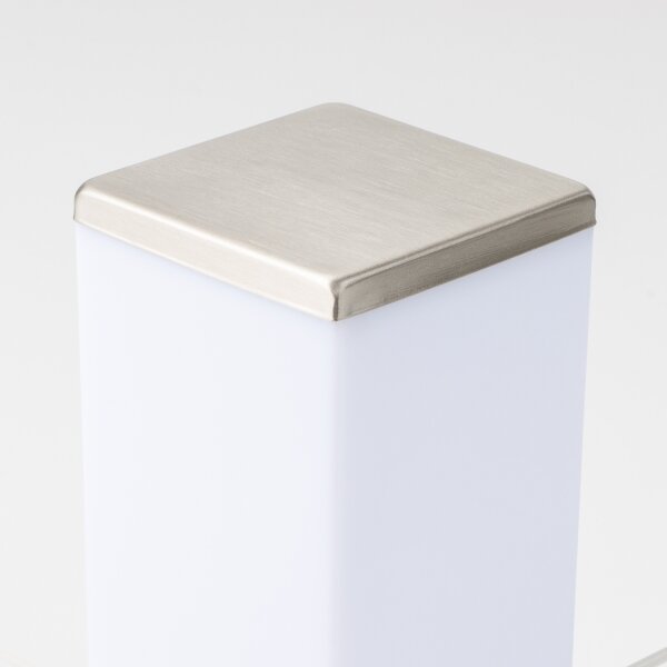 Brilagi - Lampă de exterior cu 2 prize Schuko NOVA, 1xE27/15W/230V, 40 cm, IP44, crom