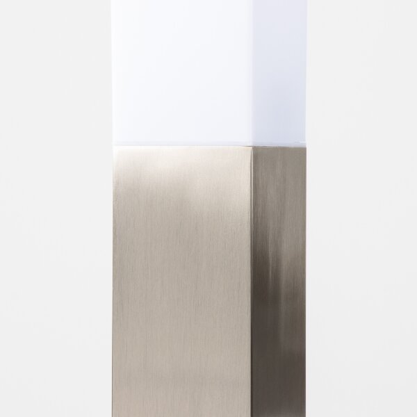 Brilagi - Lampă de exterior NOVA 1xE27/15W/230V 40 cm IP44 crom mat
