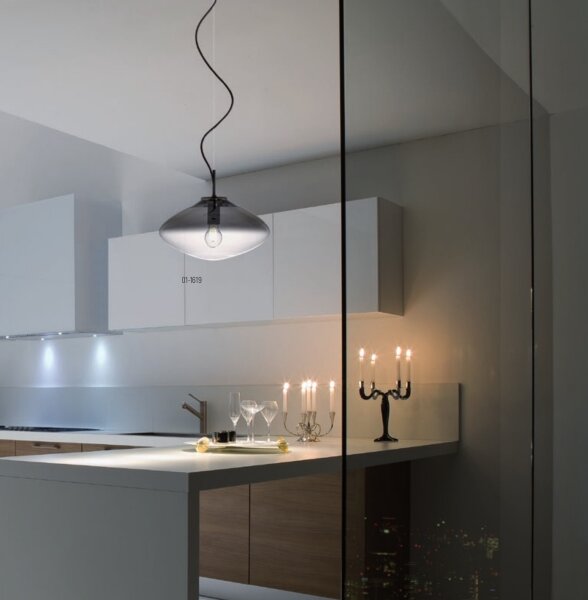 Lustră pe cablu ABSOLUTE 1xE27/42W/230V gri Redo 01-1619