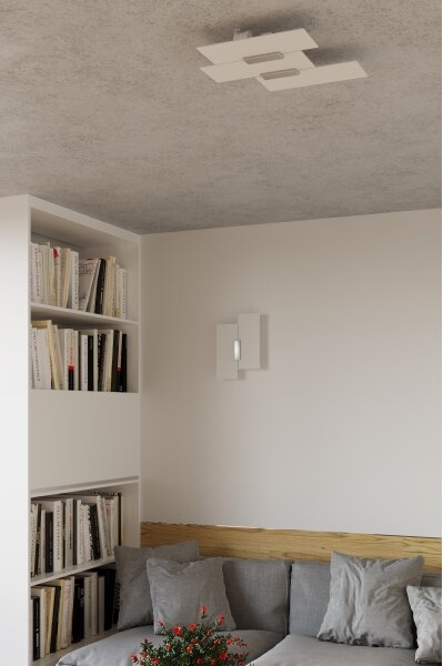 Plafonieră FABIANO 3xE27/60W/230V alb/crom