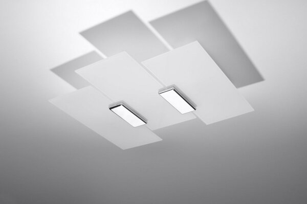 Plafonieră FABIANO 3xE27/60W/230V alb/crom