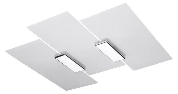 Plafonieră FABIANO 3xE27/60W/230V alb/crom