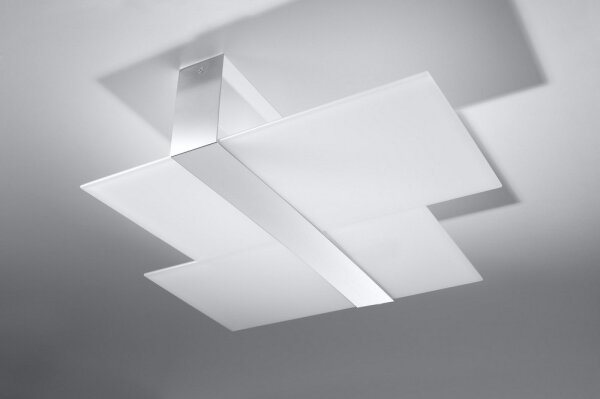Plafonieră MASSIMO 2xE27/60W/230V alb/crom