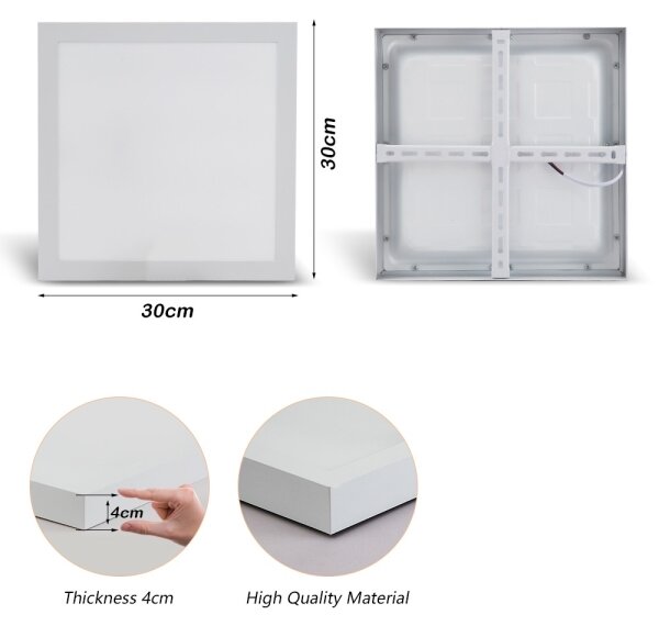 Plafonieră LED pentru baie Brilagi FRAME LED/24W/230V 3000/4000/6000K IP44 alb