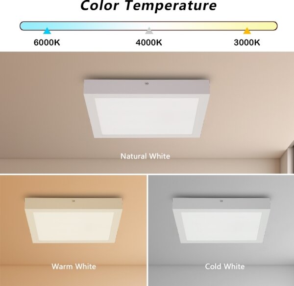 Plafonieră LED pentru baie Brilagi FRAME LED/24W/230V 3000/4000/6000K IP44 alb