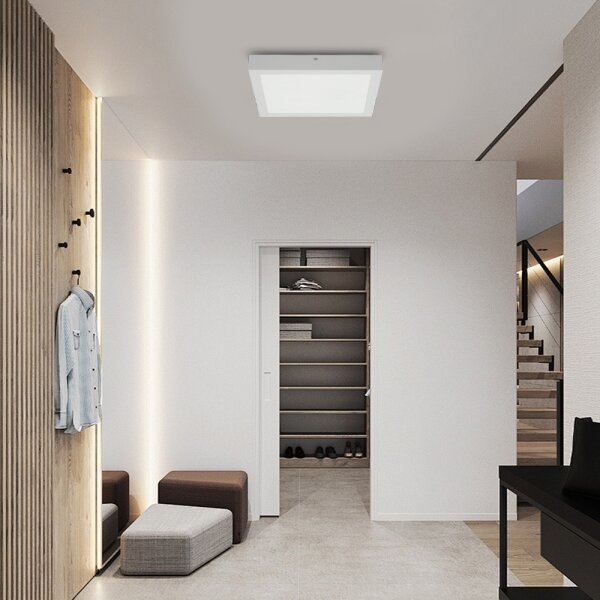 Plafonieră LED pentru baie Brilagi FRAME LED/24W/230V 3000/4000/6000K IP44 alb