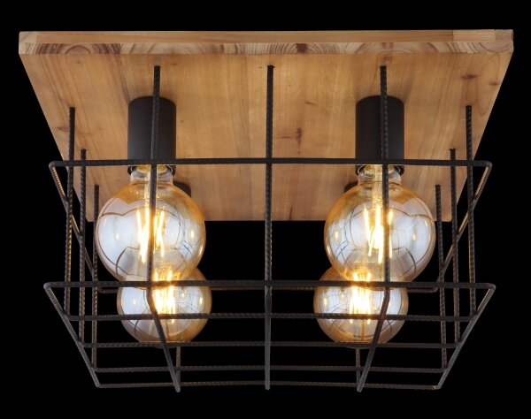 Lustră aplicată MERRIL 4xE27/60W/230V Globo 15530-4D