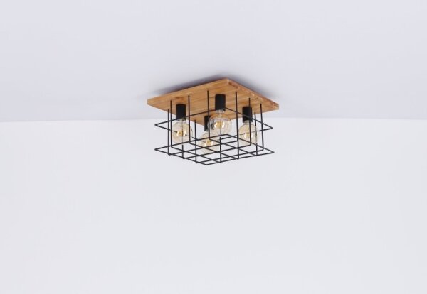 Lustră aplicată MERRIL 4xE27/60W/230V Globo 15530-4D