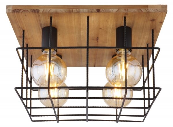 Lustră aplicată MERRIL 4xE27/60W/230V Globo 15530-4D