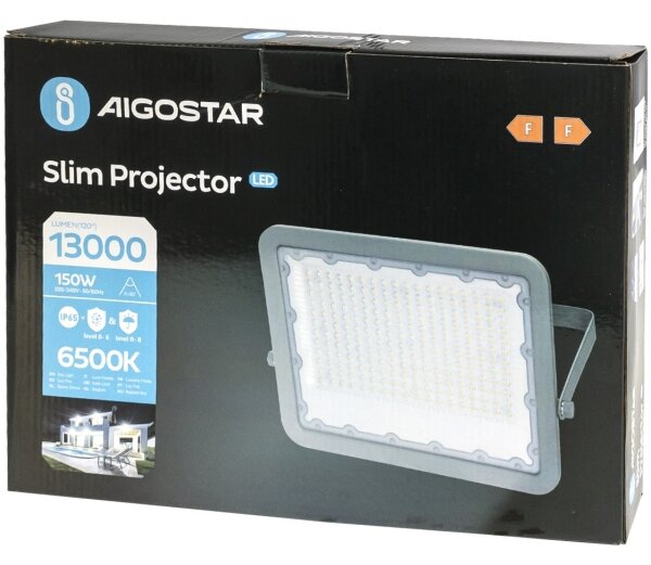 Proiector LED Aigostar LED/150W/230V gri 6500K IP65