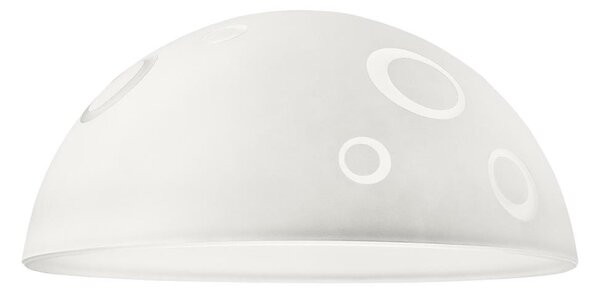 Abajur de rezervă din sticlă SFERA E27 140x300 mm alb