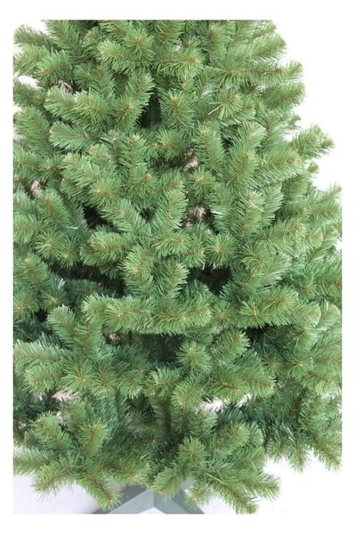 Brad de Craciun artificial cu aspect natural, inaltime 220 cm, verde, suport inclus(Brazi)