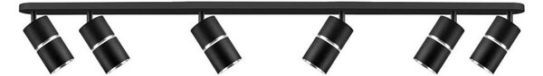 Spot BAMBOO 6xGU10/10W/230V negru