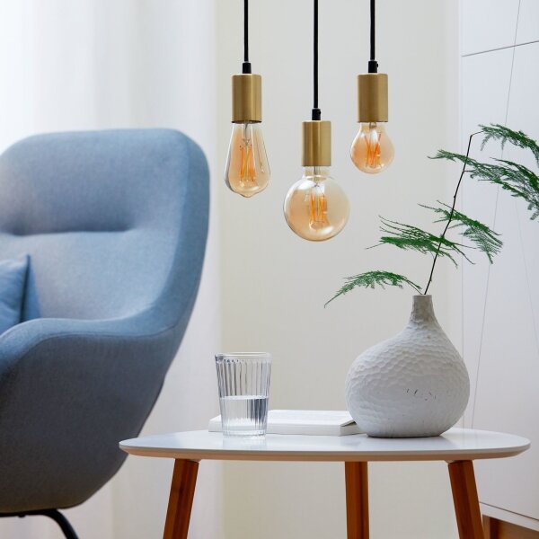 SET 2x bec LED dimabil WiZ ST64 E27/7W/230V 2000-5000K CRI 90 Wi-Fi + telecomandă