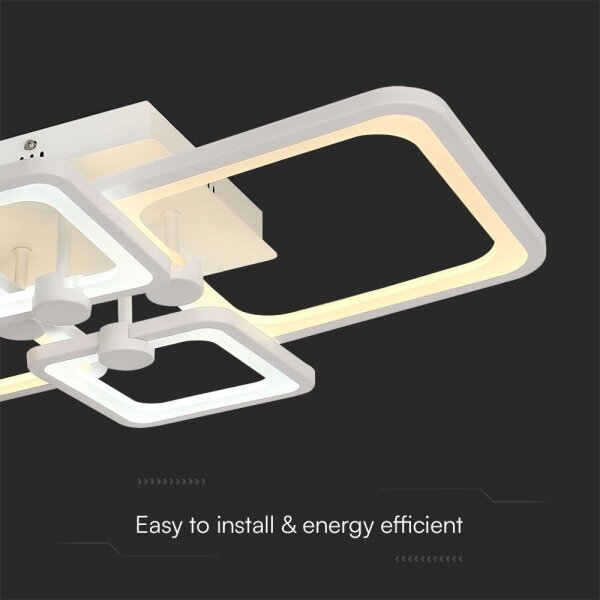 Lustră LED dimabilă aplicată LED/70W/230V 3000-6500K + telecomandă