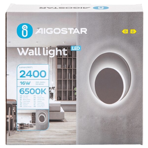 Aplică LED Aigostar LED/16W/230V 6500K alb