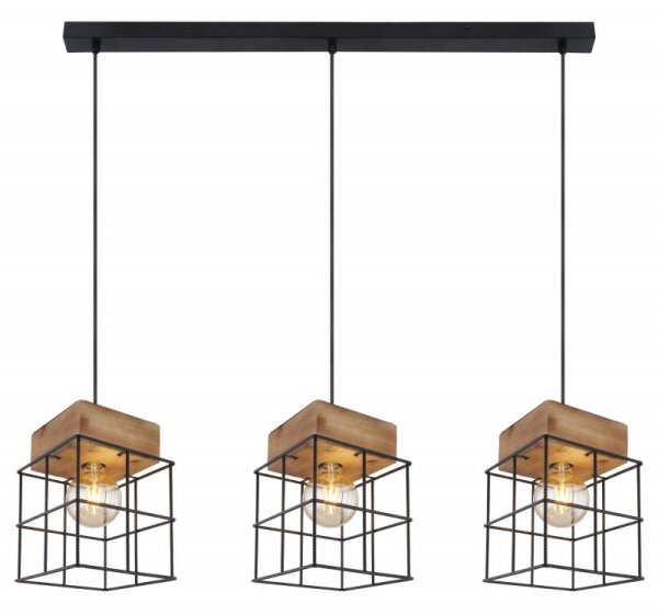 Lustră pe cablu MERRIL 3xE27/60W/230V Globo 15530-3H