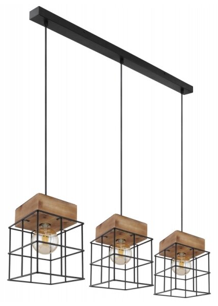 Lustră pe cablu MERRIL 3xE27/60W/230V Globo 15530-3H