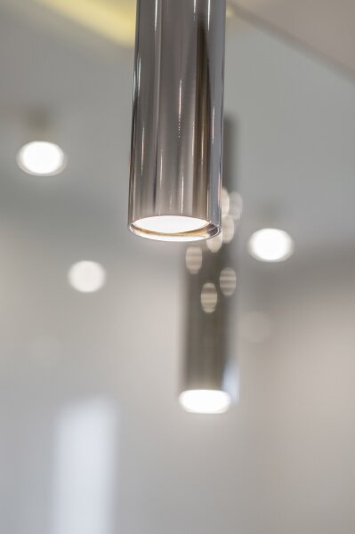 Lustră pe cablu GOMERA 1xGU10/5W/230V neagră Argon 4756