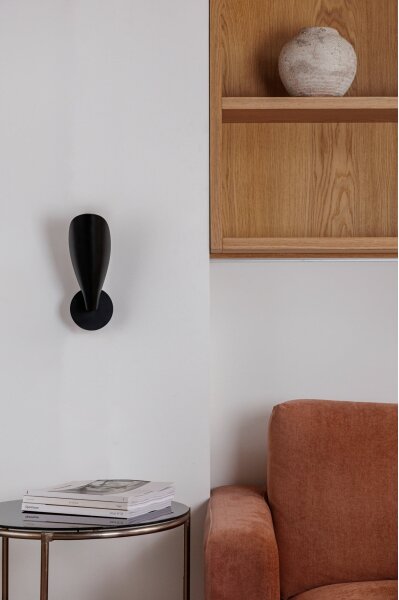 Lampă de perete FARO 20077 LIGERA 1xG9/6W/230V negru