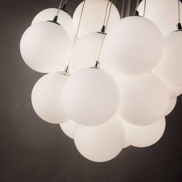 Lustră pe cablu Ideal Lux MAPA PLUS 22xE14/40W/230V